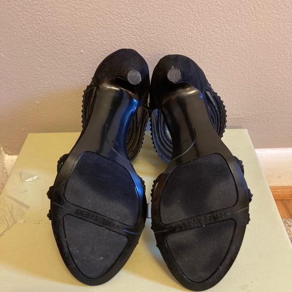 Nine West Black Rhinestone Heels - Picture 4 of 5